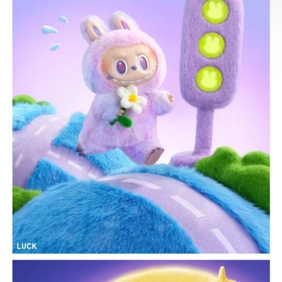 Pop Mart THE MONSTERS Big into Energy Vinyl Plush Pendant Blind Box Luck Labubu - Picture 2 of 2